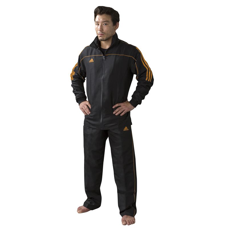 Adidas Team Track Trainingsjas - Zwart/Oranje