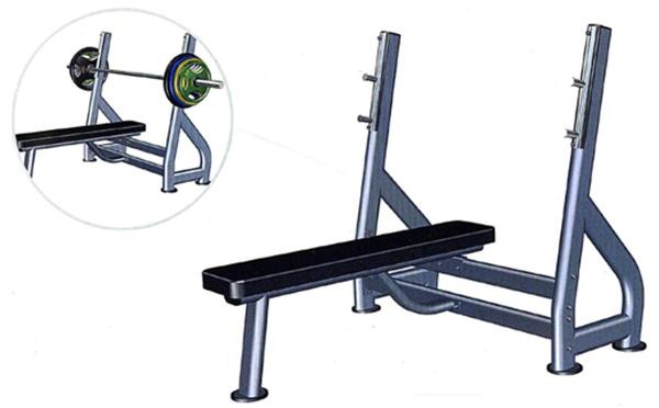 Lifemaxx Olympische press bench
