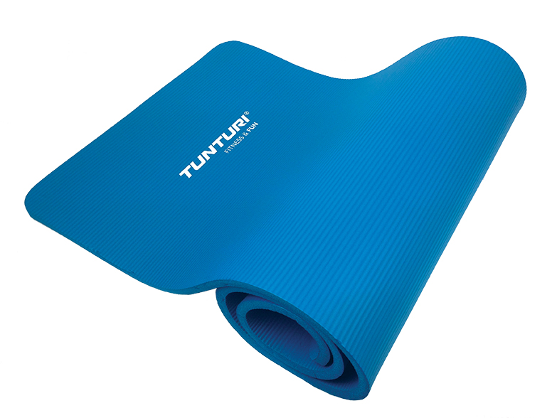 Tunturi  Antibacteriële Fitness Mat - Blauw