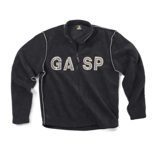 GASP  Raw l/s fleece top