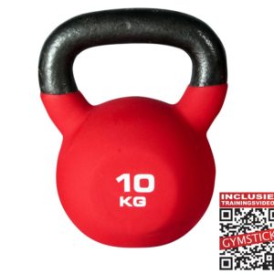 Gymstick KettleBell Pro 10 Kg Neopreen Met Trainingsvideo's