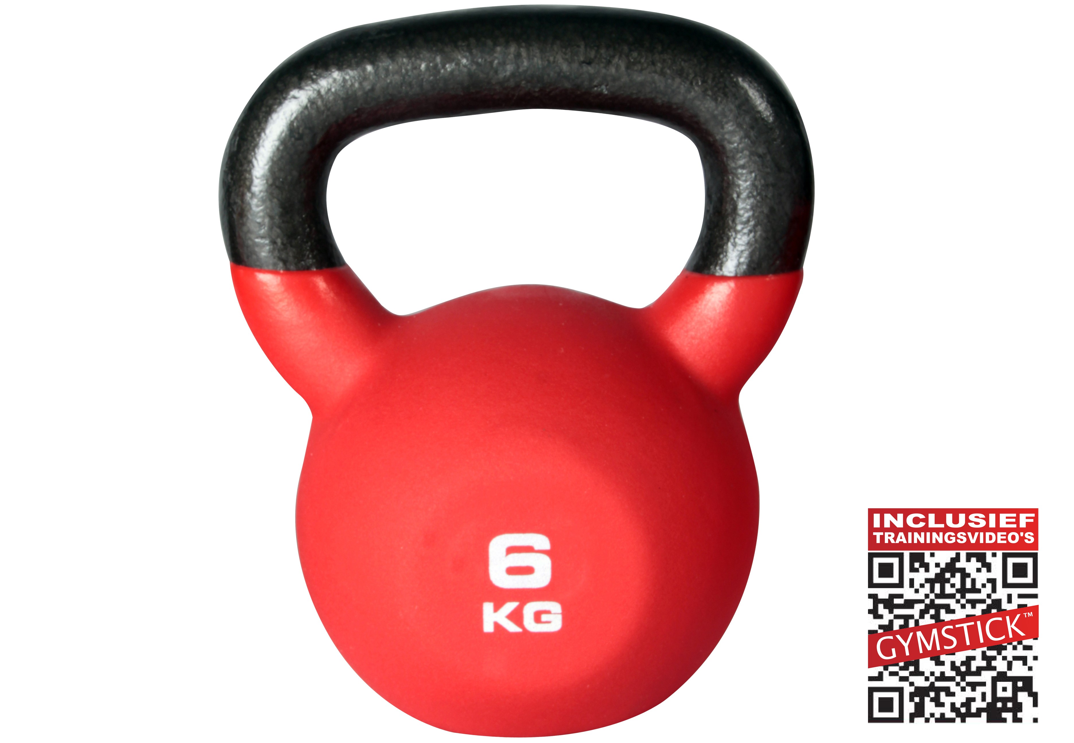 Gymstick Kettlebell Pro 6 Kg Neopreen Met Trainingsvideo's