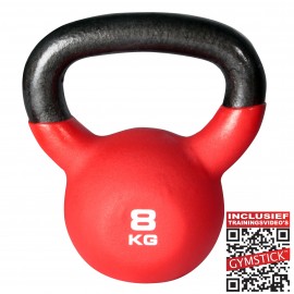 Gymstick Kettlebell Pro 8 Kg Neopreen Met Trainingsvideo's