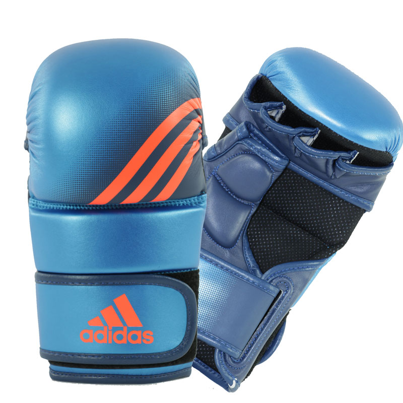 Adidas  Speed Grappling Handschoenen - Blauw