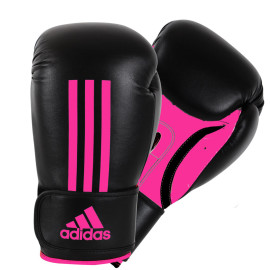 Adidas  Energy 100 (Kick)Bokshandschoenen - Zwart/Roze_14 oz
