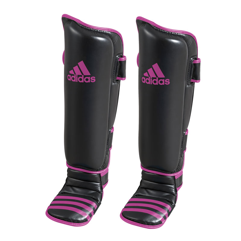 Adidas Economy Scheen- en Wreefbeschermers - Zwart/Roze