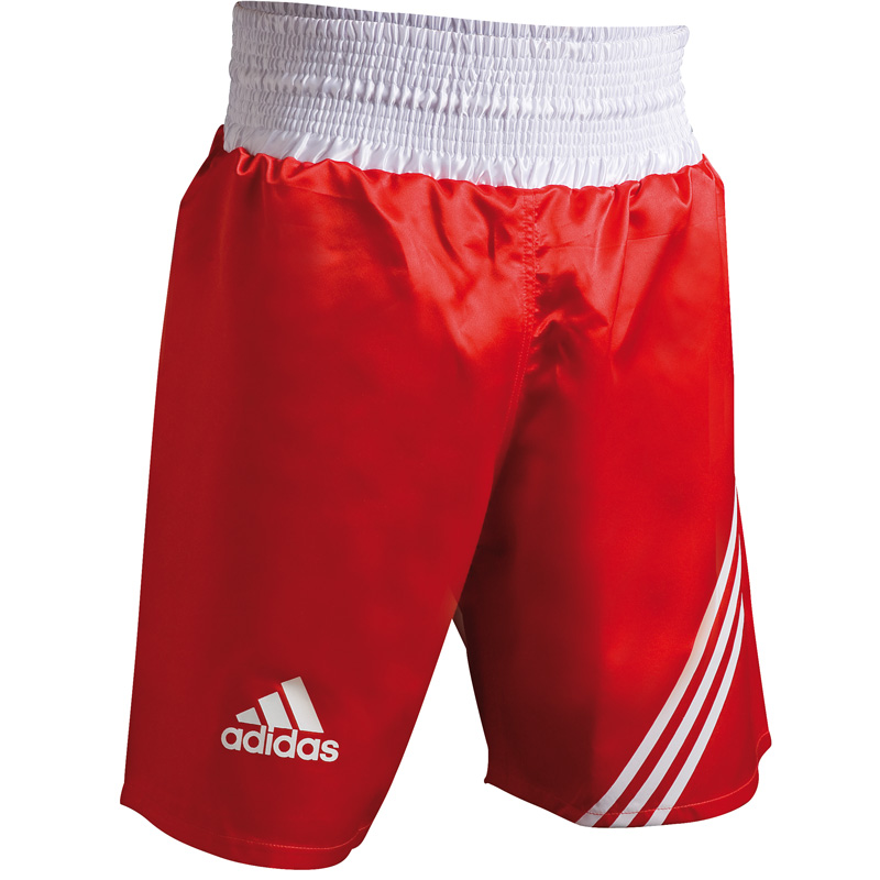 Adidas "Multi" Boxing Short - Rood/Wit