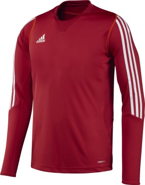 Adidas  T12 Team Lange Mouwen T-Shirt - Heren - Rood