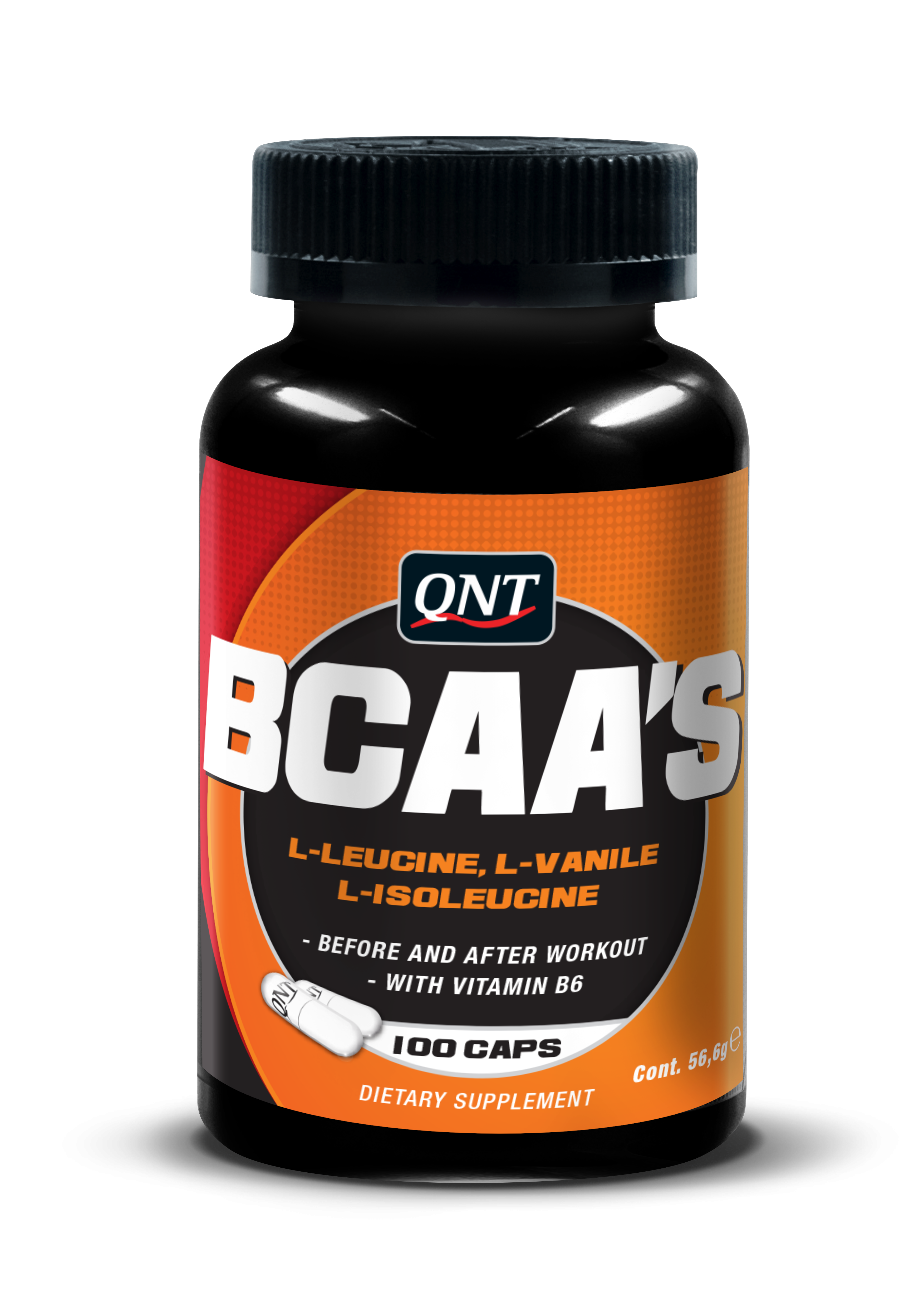 QNT  BCAA's + Vitamine B6 - 100 caps