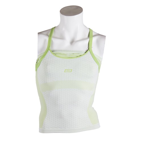 Better Bodies  Extended Top white limegrass - M