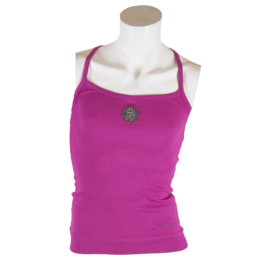 Better Bodies  Rockdale Rib Tank pink orchid - M