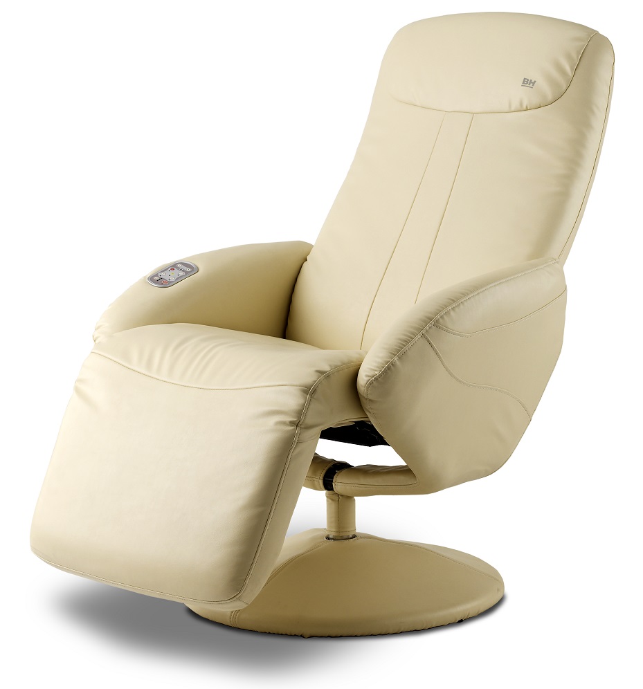 BH Fitness BH-fitness Massage Stoel Capri - Actie - Gratis Trilplaat - Beige