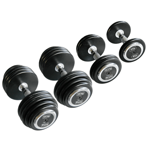Body-Solid  Pro Style Rubber Dumbells - 32 kg