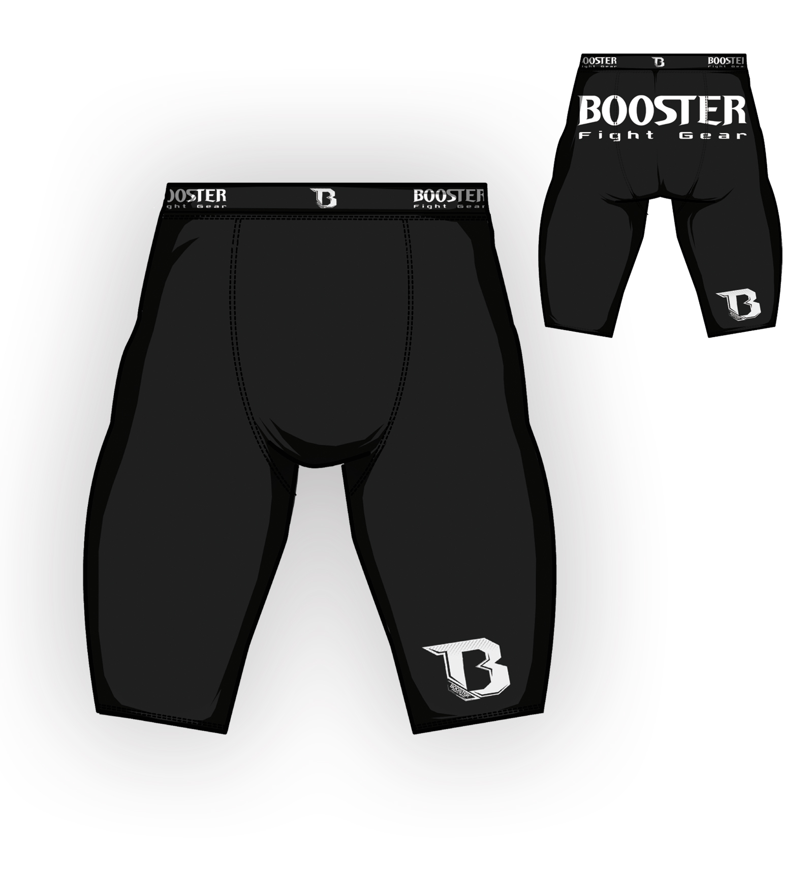 Booster  G-7 compression short met cup - L