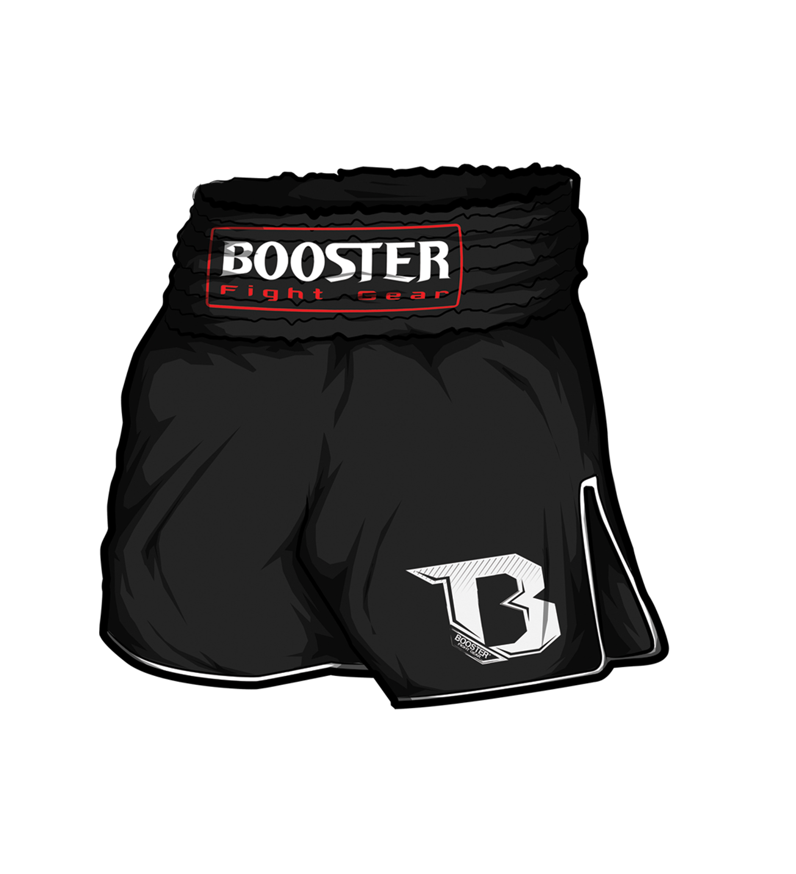 Booster  TBS trunks black - XL