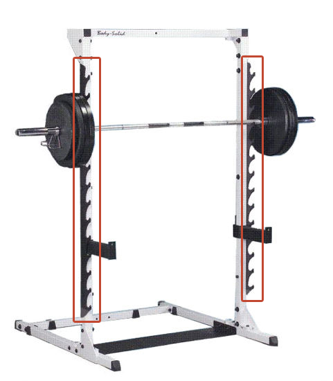 Body-Solid BS Grey Linear Bearing Smith Machine - Gun Rack