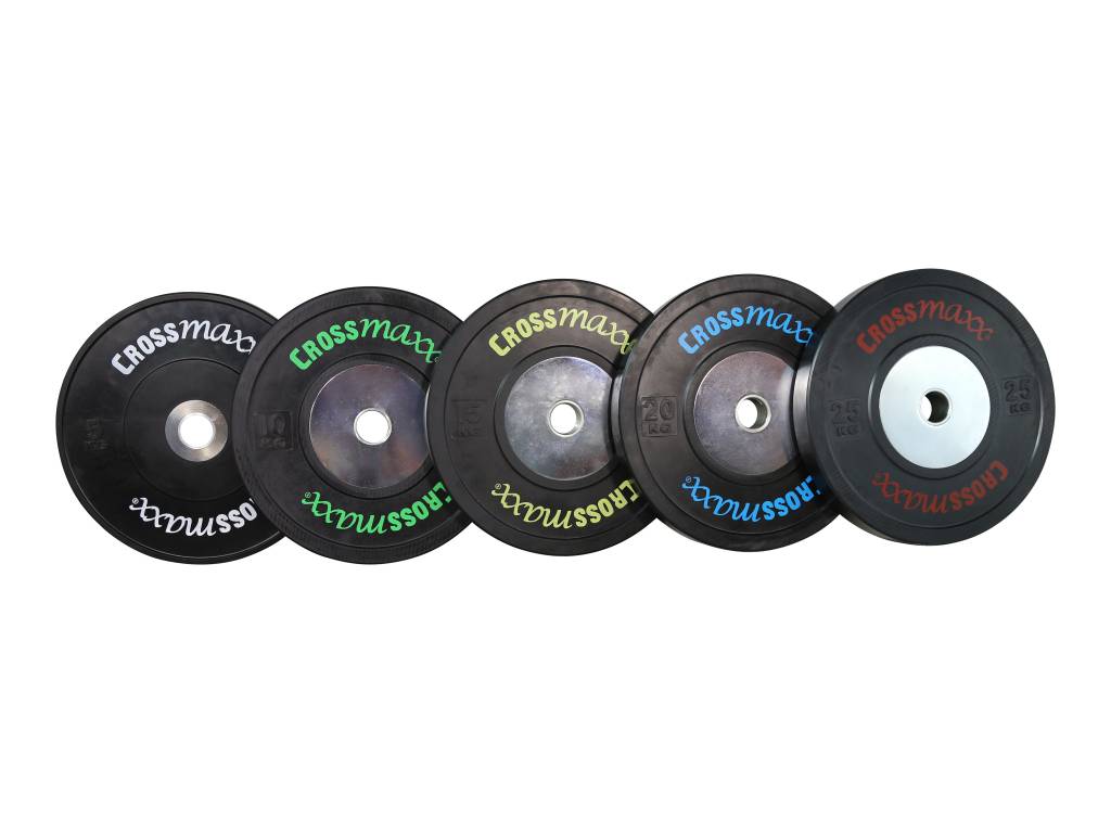 Crossmaxx  Competition bumper plate - 50 mm (5-25 kg) - Zwart