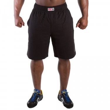 Gorilla Wear  Classic Seersucker Shorts Black -M