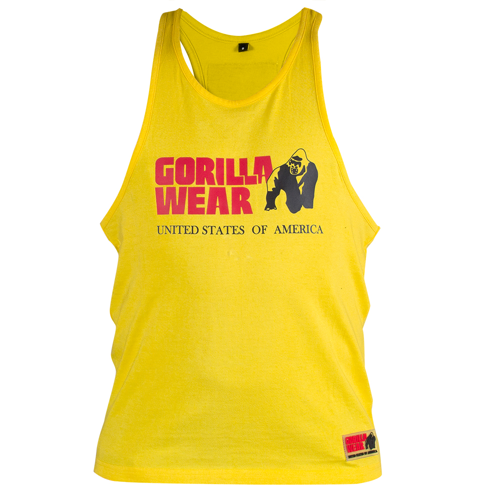 Gorilla Wear  Classic Tank Top Yellow - XXXL