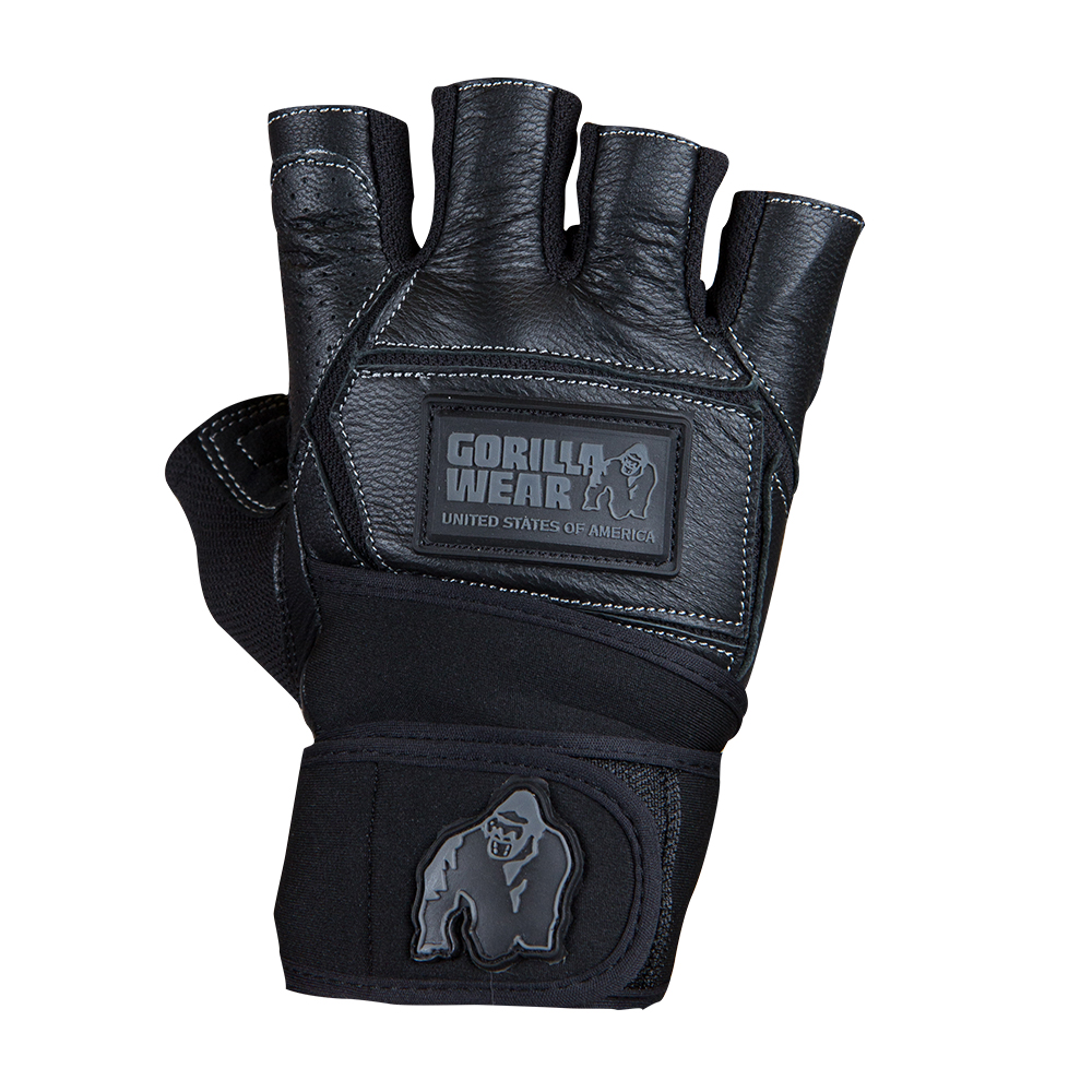 Gorilla Wear  Hardcore Wrist Wraps Gloves Black - L