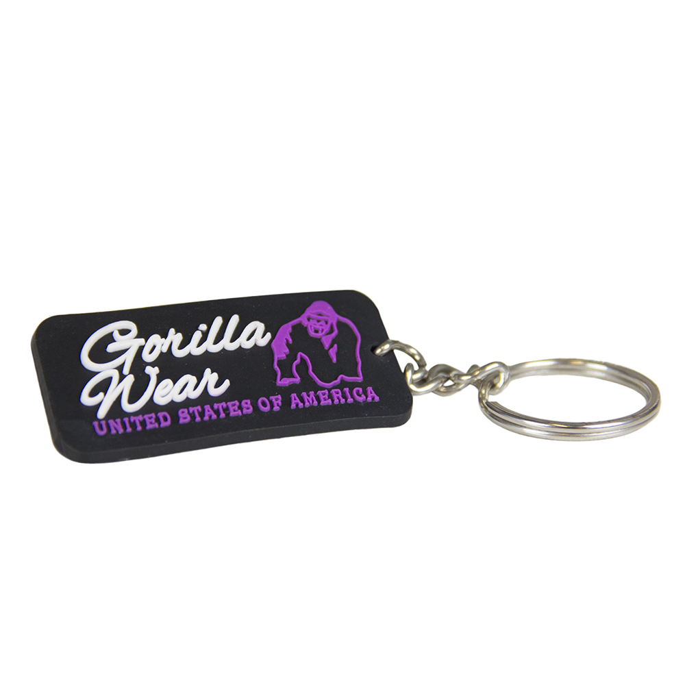 Gorilla Wear  Rubber Women Logo Keychain