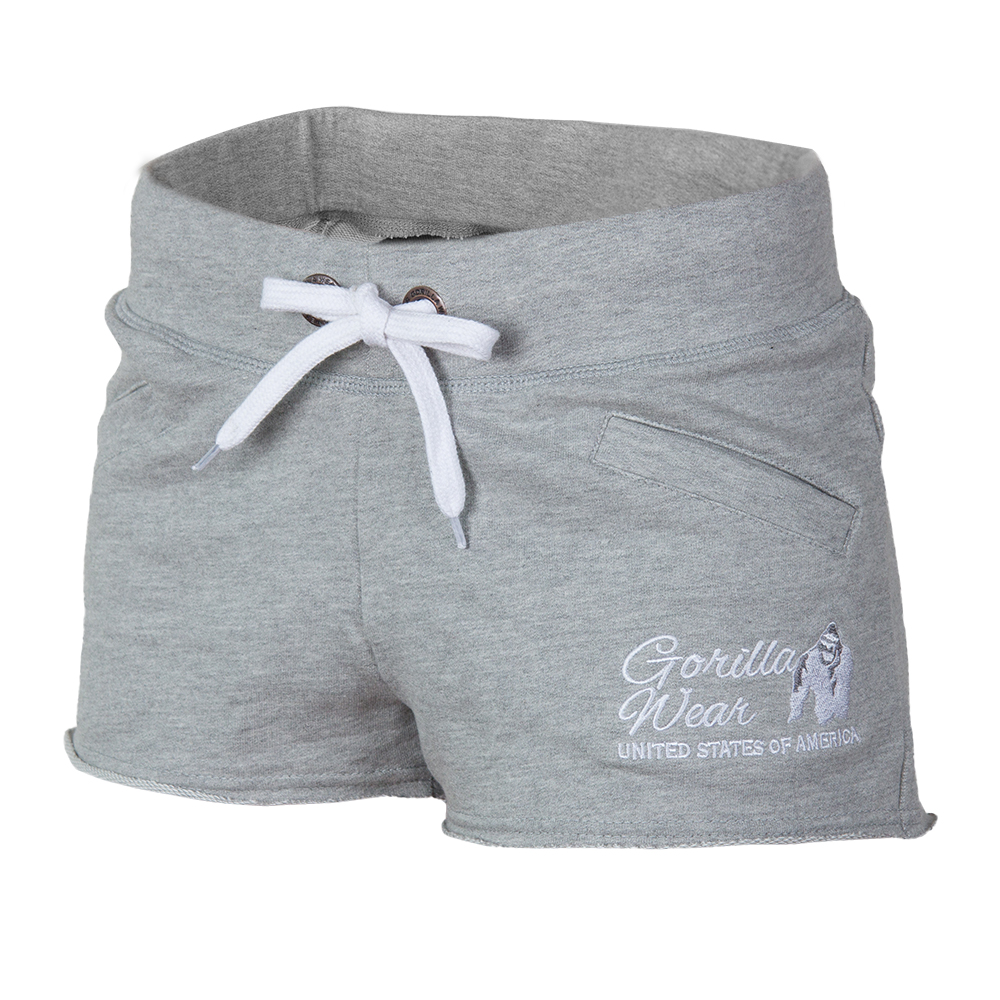 Gorilla Wear  Womens New Jersey Sweat Shorts Grey - L