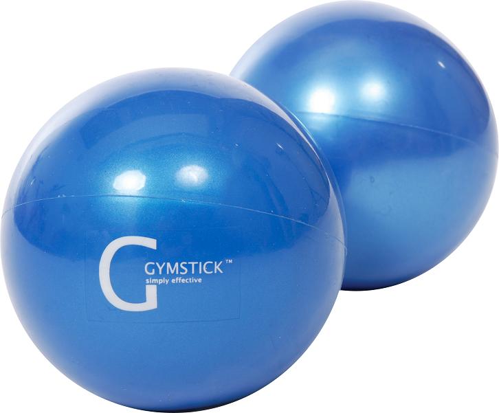 Gymstick  yoga ballen 2x 1kg met work- out DVD