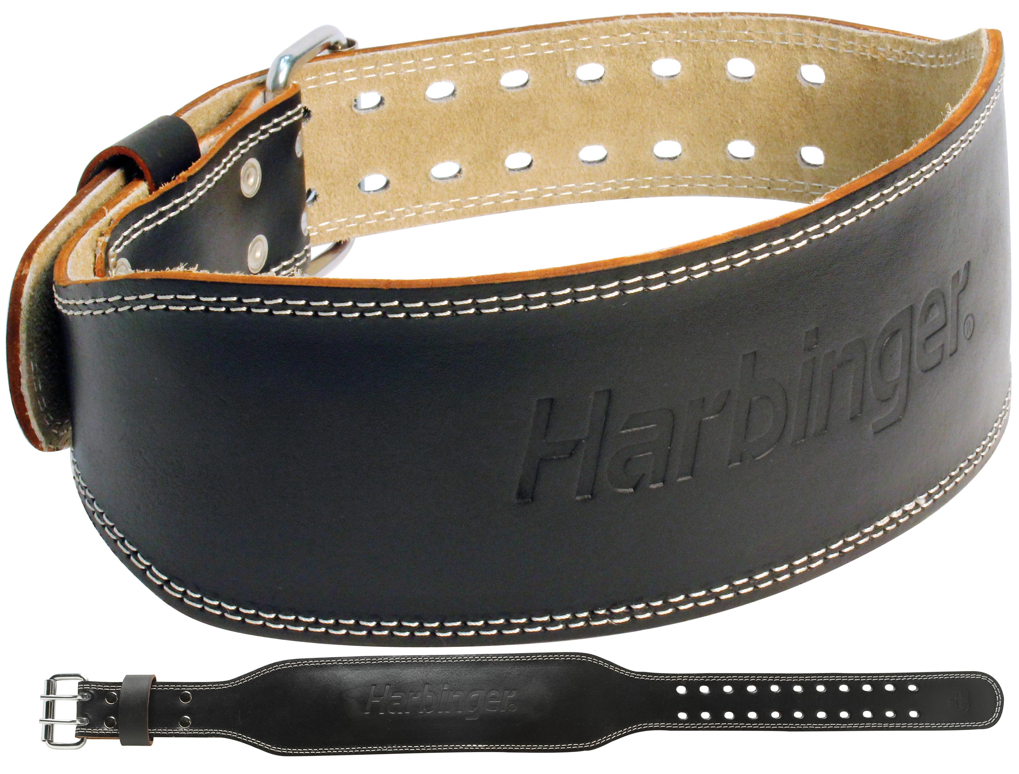 Harbinger Fitness Harbinger 4 Inch Padded Leather Belt - M
