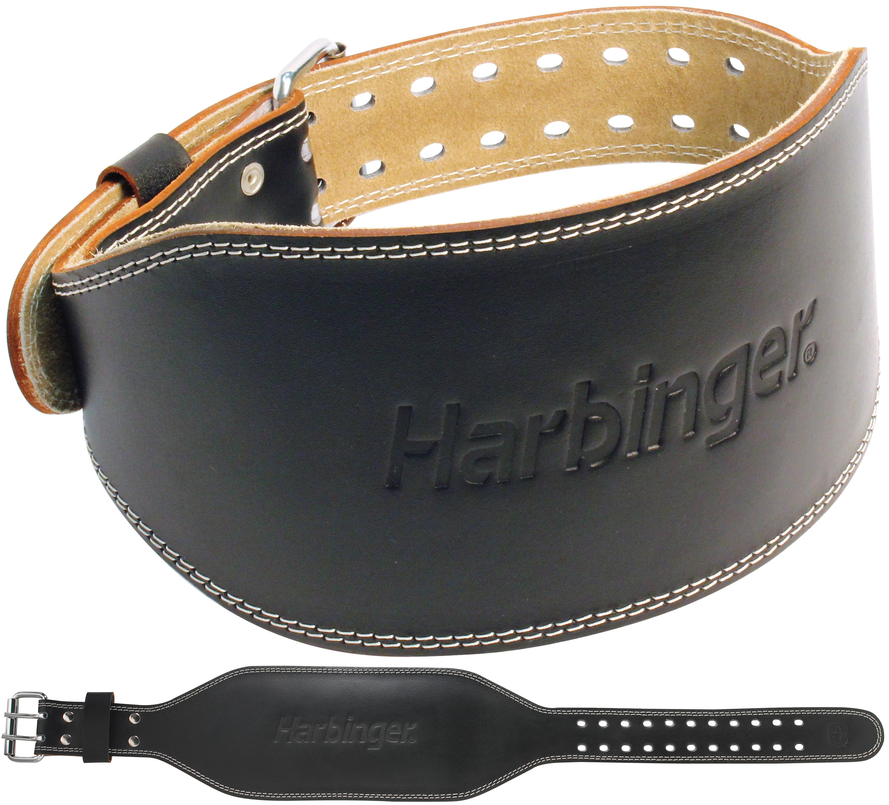 Harbinger Fitness Harbinger 6 Inch Padded Leather Belt - M