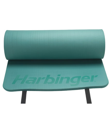 Harbinger Fitness Harbinger Anti-Microbial Green Ribbed Durafoam mat