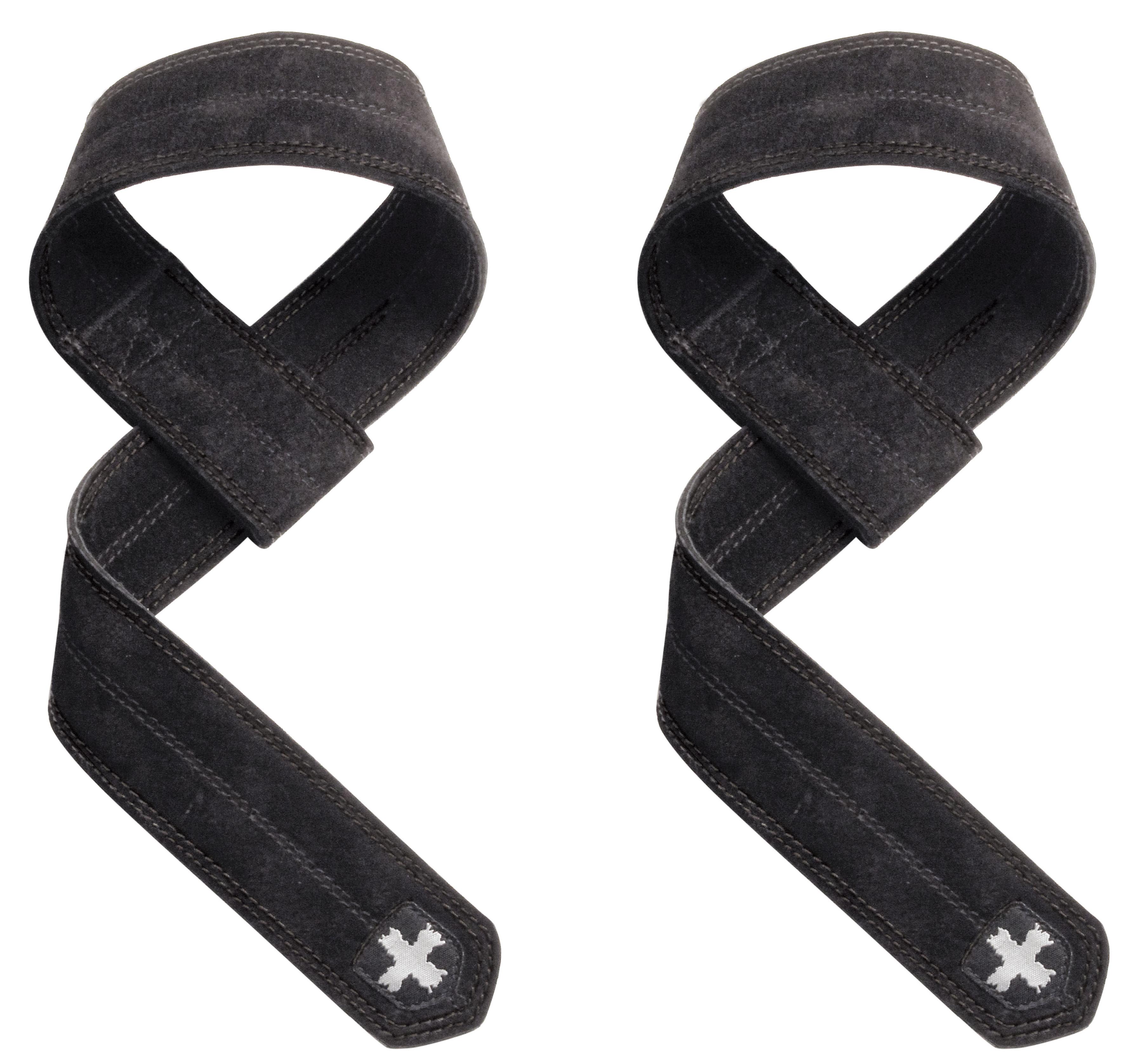 Harbinger Fitness Harbinger - Pro Leather Lifting Straps - Fitness Straps - One Size - Zwart