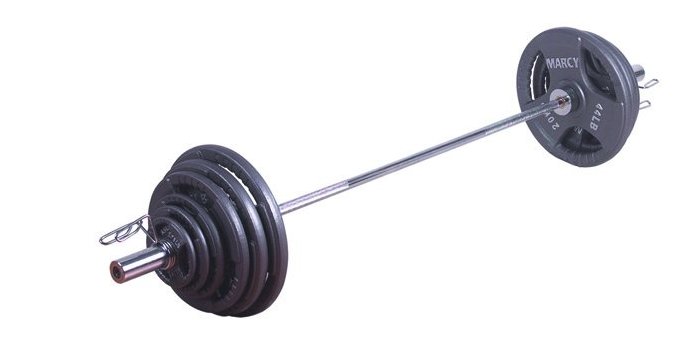 Marcy  140 kg Olympische Tri-Grip Barbell Set