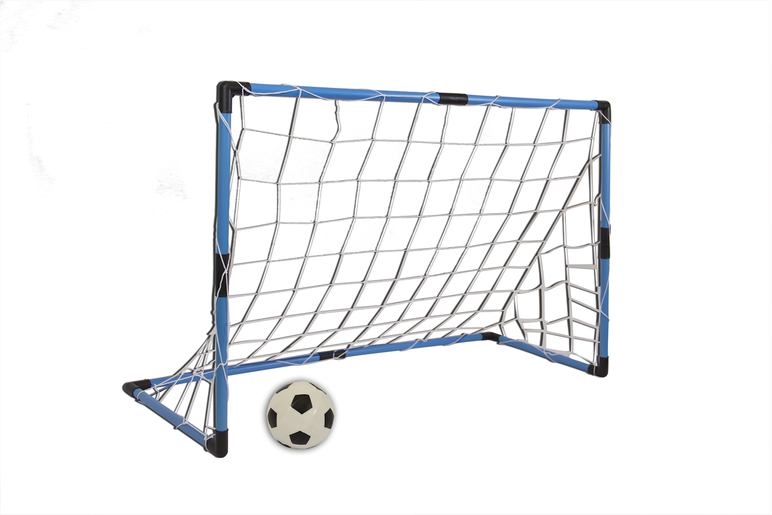 Sporttrader Mini voetbaldoel 96x64x42 met mini bal