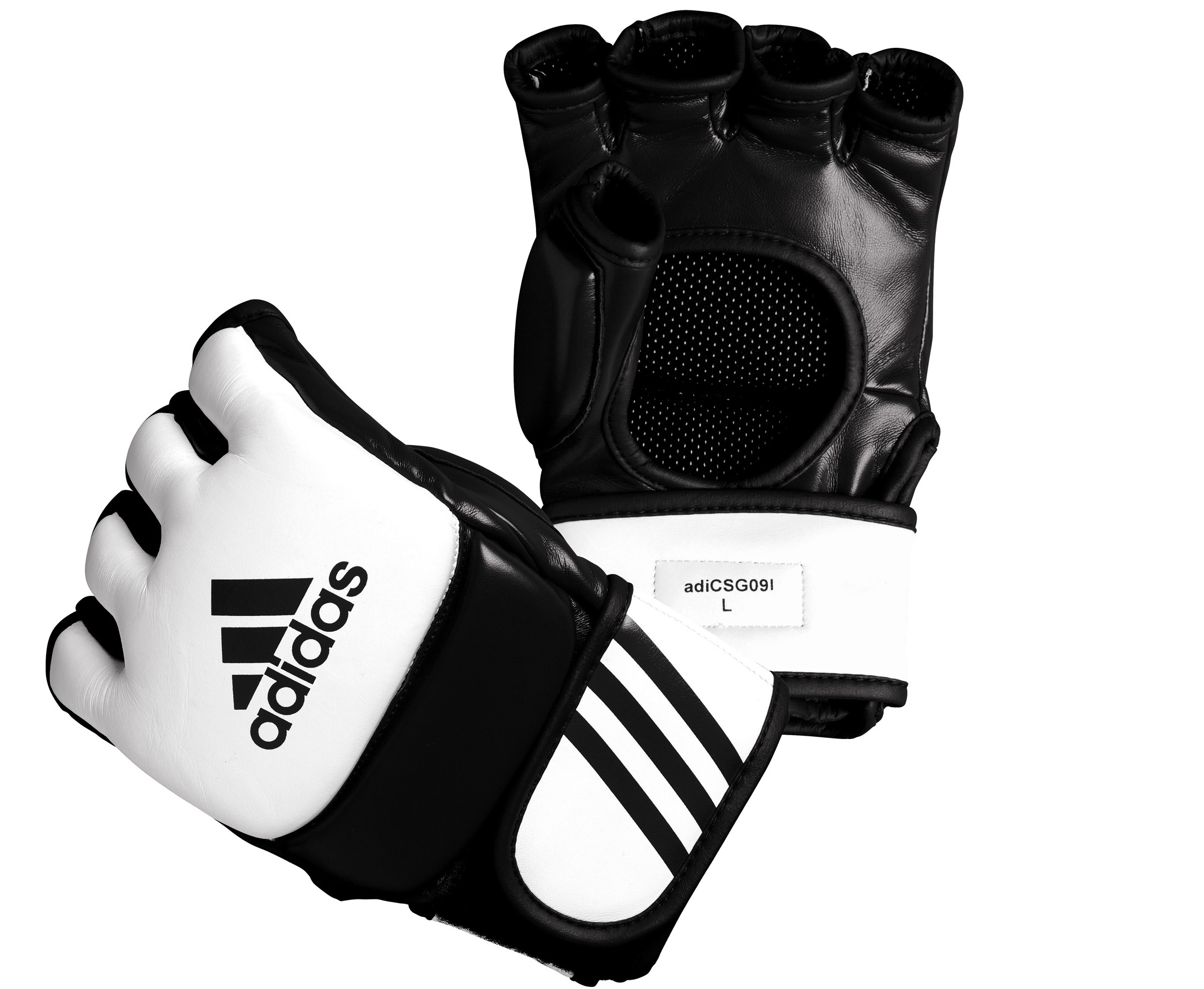 Adidas  MMA Competition Handschoenen - Wit/Zwart