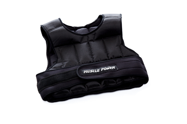 Generic Muscle Power Gewichtsvest Pro MP1215 10 kg - Zwart