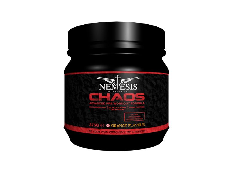 Nemesis Nutrition  Chaos Pre-Workout 375g - Mixed Berry
