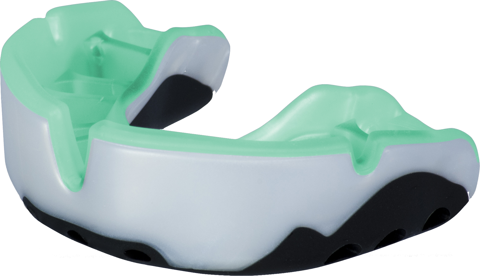 Opro  Platinum Bitje - Zwart/Wit/Mint