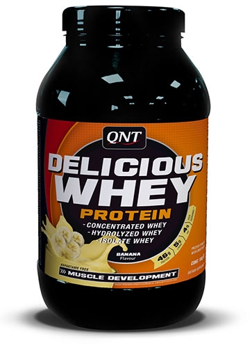 QNT  Delicious Whey Protein - 1000g - Banaan