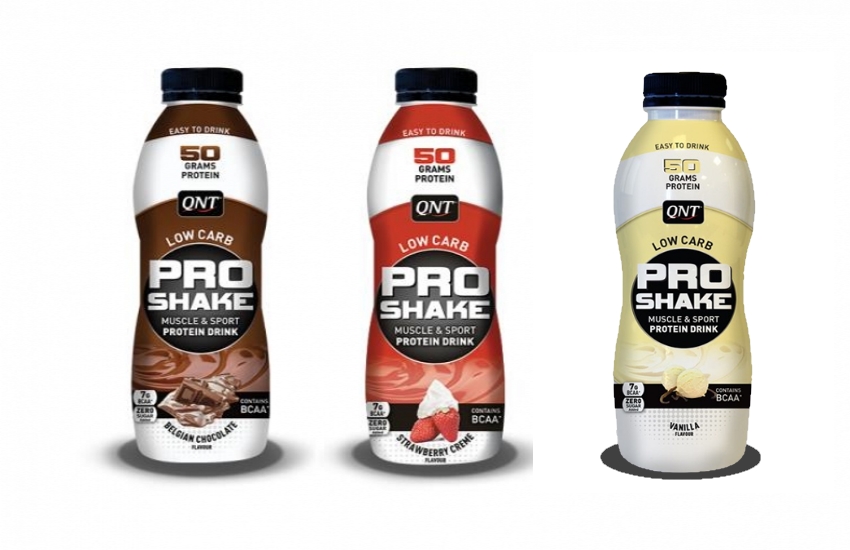 QNT  Protein Shake (Plastic) - 12x500ml - Strawberry