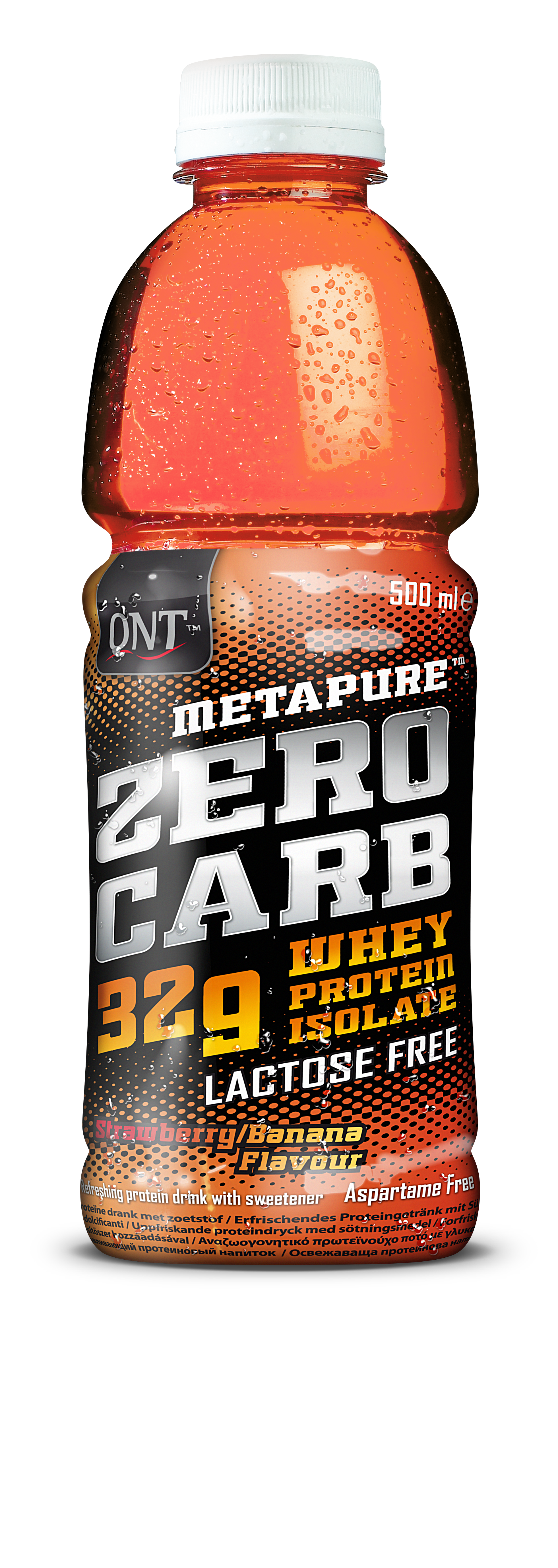 QNT  Zero Carb Metapure 32g Protein- 24x500ml - Citroen