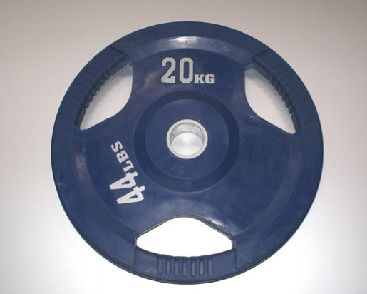 MP Rubber schijf gekleurd 20 kg (50 mm)