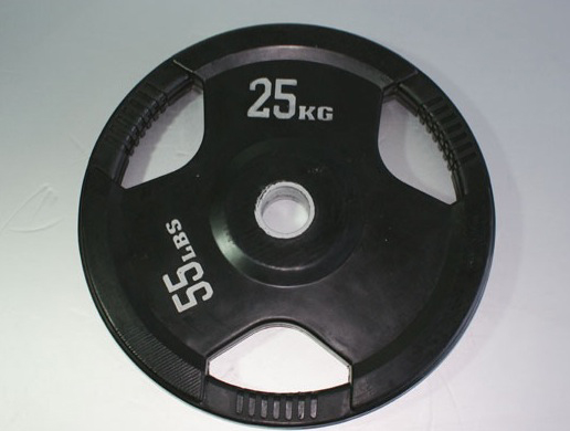 MP Rubber schijf gekleurd 25 kg (50 mm)