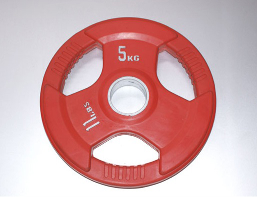 MP Rubber schijf gekleurd 5 kg (50 mm)