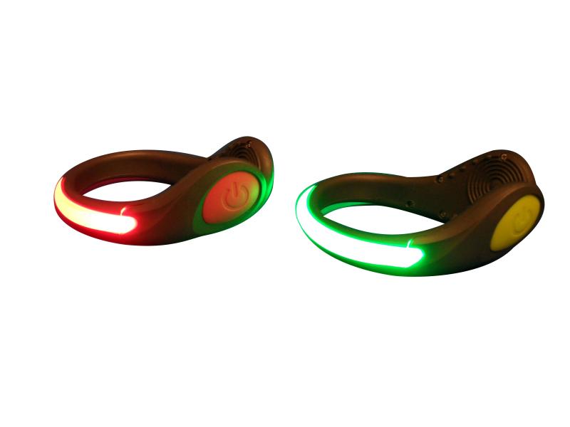 Tunturi  LED shoe clip - Groen
