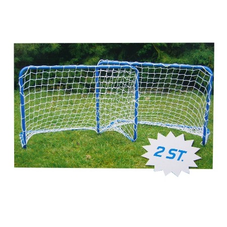 Sporttrader Voetbaldoel set 2 stuks 78x56x45cm