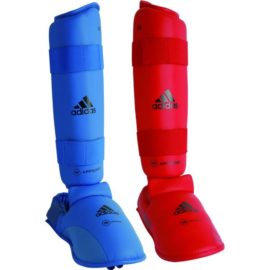 Adidas  WKF Scheenwreefbeschermer - Rood